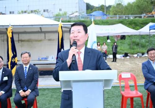 백경현 구리시장, ‘제1회 의장기 생활체육 족구대회’ 참석 이미지